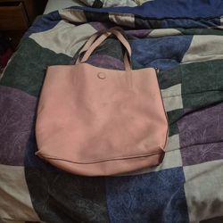 Maxwell Pink Leather Bag
