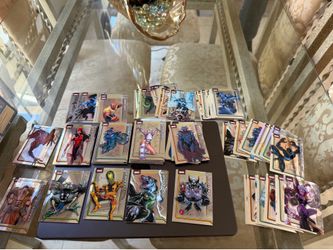 2026 Topps Chrome Marvel Card Lot – 100+ Cards, Inserts, Foils & Refractors
