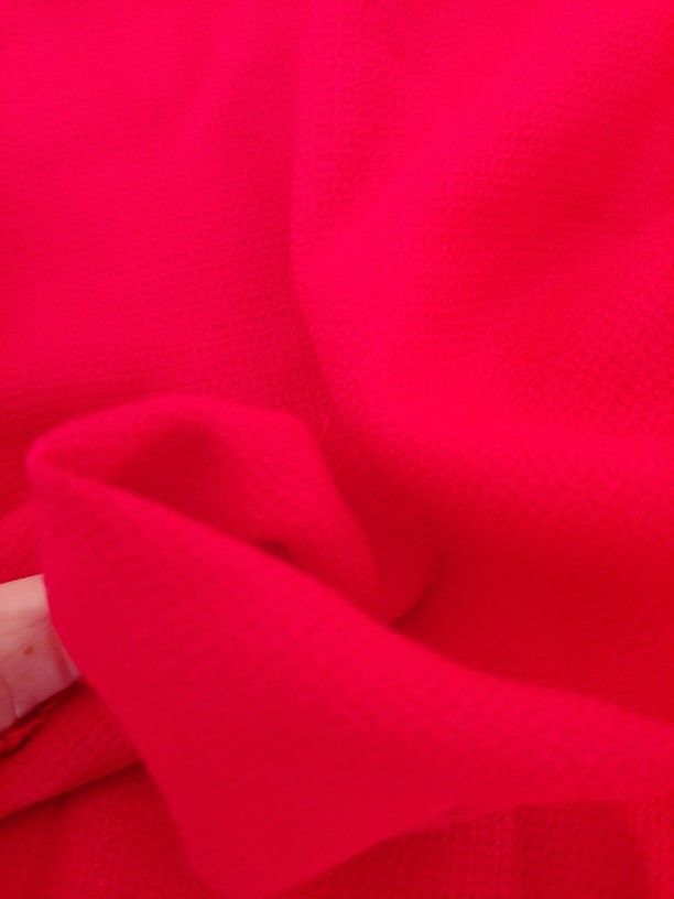 4.5 Yards of Red Fabric