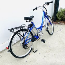 E Bike beach cruiser