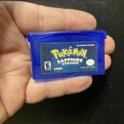 Pokemon Sapphire Authentic GBA - Tested Nintendo Game Boy