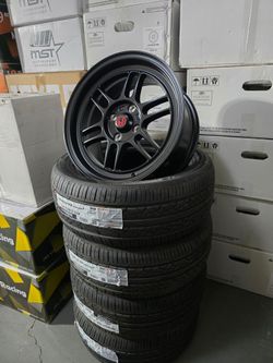 15x7.0 NEW ENKEI RPF1 REPS WHEELS/RIMS AND NEW HANKOOK TIRES 195/50R15. 4X100