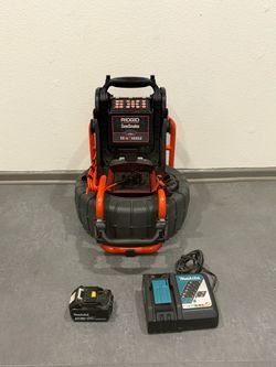 Ridgid SeeSnake Compact M40 Camera 65ft  w/ Monitor Battery & Charger