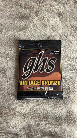Guitar Strings ghs Vintage Bronze Acoustic