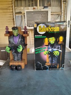 Vintage HallowScream Nightmare Collection Animated Frankenstein w/Clap Sensor. L@@K!