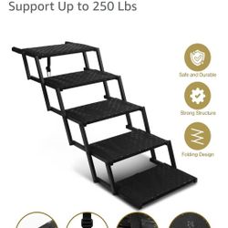 Wide Dog Stairs (Large Dog Approved)