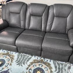 Couch Recliner Loveseat Combo Power