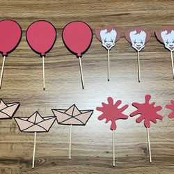 Pennywise Cupcake Toppers Lot Of 12