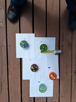 Jar Hand  crafted resin