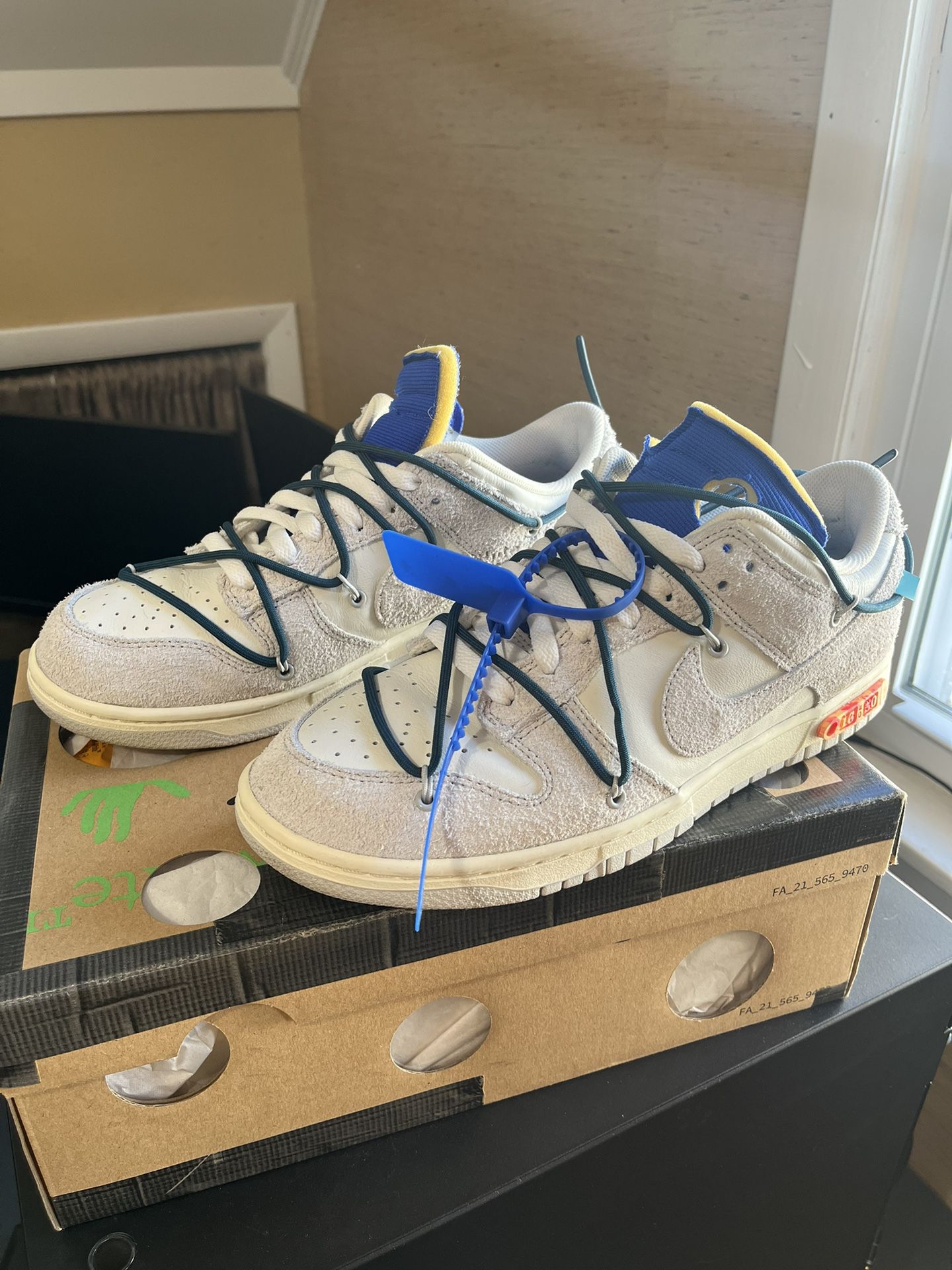 Off-White x Dunk Low ‘Lot 16’ Size 10 Used