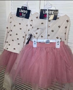 Twins Outfit It’s New two dress girl 4 pieces with the tags excellent quality Size 6