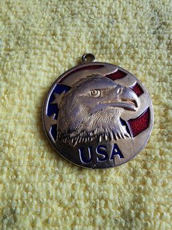 American Eagle Necklace Medallion