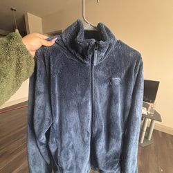 North Face Navy Blue Zip 