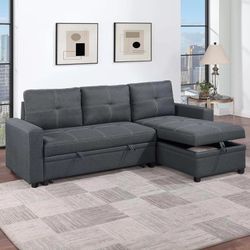 Convertible Sectional Reversible Convertible Sectional W/Storage 