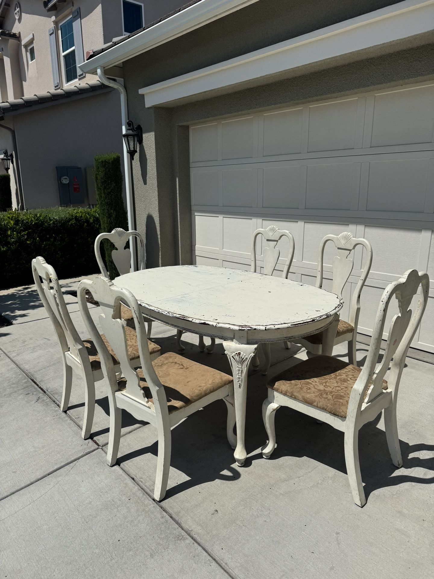 Antique Table & Chairs 