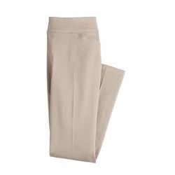 NEW Women's Size 16 Beige Regular Length Mid Rise Straight Leg Pants | Tags Still Attached