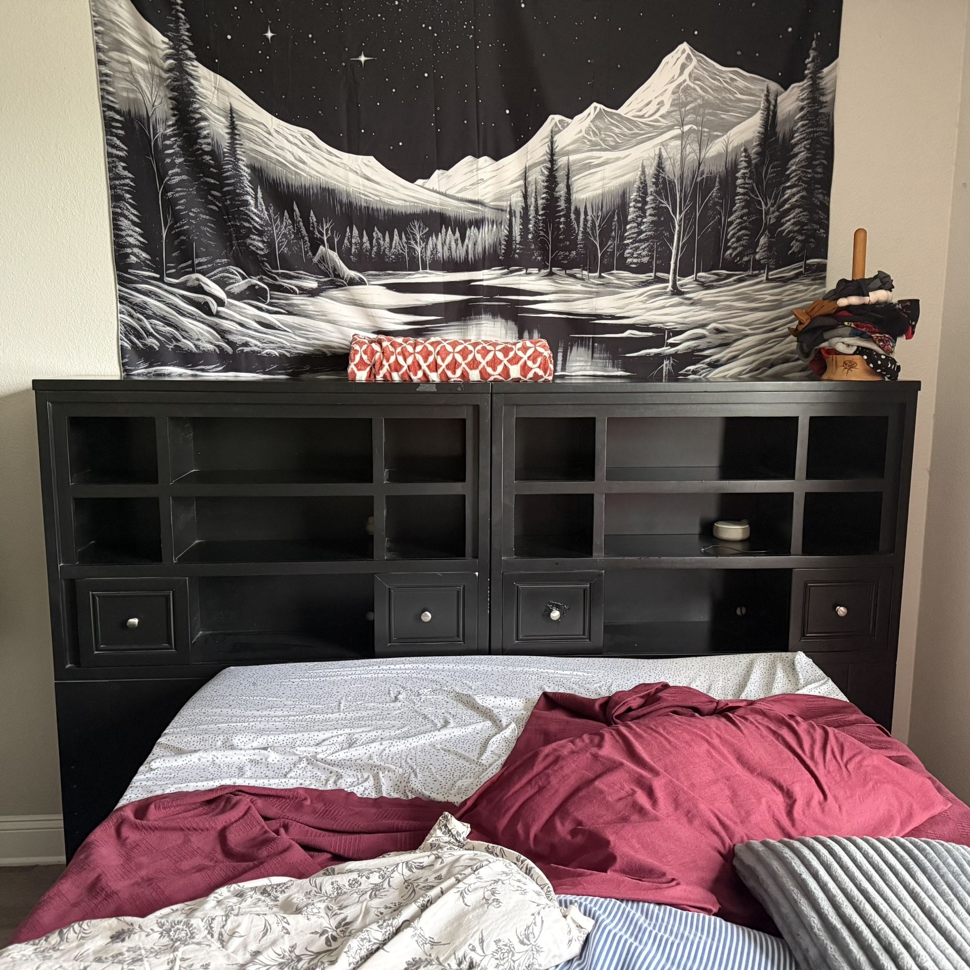Head Board/hutch Fits Up To A King