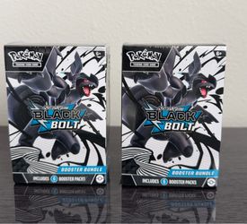 Pokemon Black bolt booster bundle