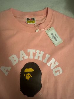 Bathing Ape ( Bape) “Soft Pink” M-L Size