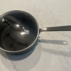 Circulon Hard- Anodized Commercial Nonstick 3 Quart Saucepan w/ Glass Lid