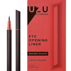 NEW FLOWFUSHI UZU Eye Opening Liner Brown Black Liquid Eyeliner RARE 0.55 ml