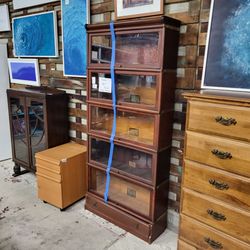 Barrister Bookcase Globe Wernicke Co. Antique 5 tier