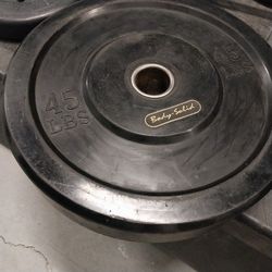 Body-Solid 45 lb. Olympic Bumper Plates(2)
