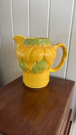 Pottery Pitcher By Woods