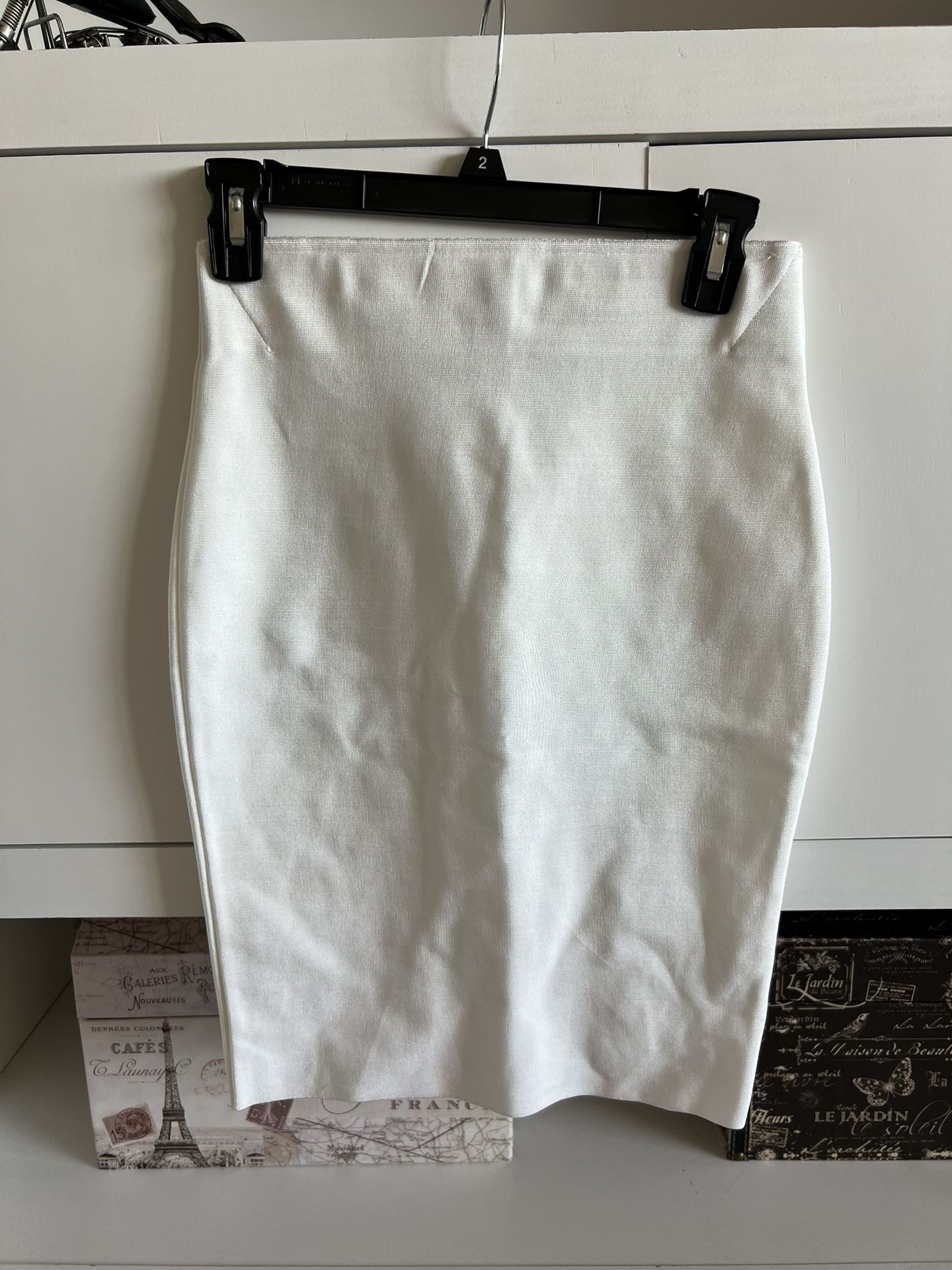 Wow Couture Bandage Skirt Cream - M NWT
