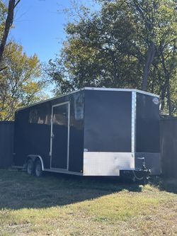 8.5 X 20 Cargo Mate Black 2023 Utility Trailer