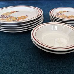 Vintage New Core "Laurel" Stoneware Dishes