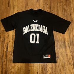 Balenciaga black Jersey shirt Pre owned perfect condition