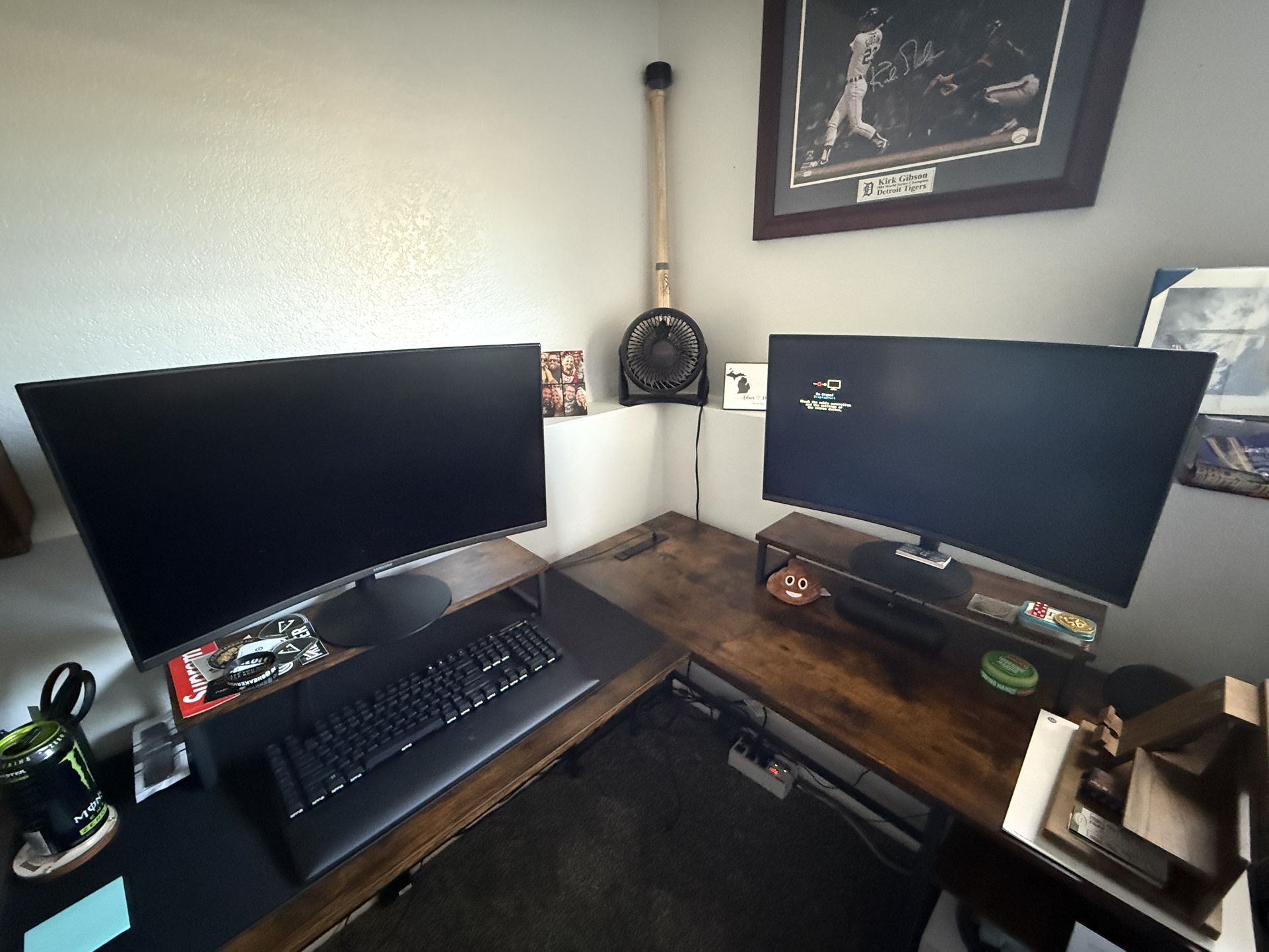 2 - 27” Samsung Curved Monitors