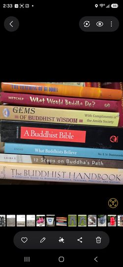 Buddhism books, $7 - $15 each, see 6 pics