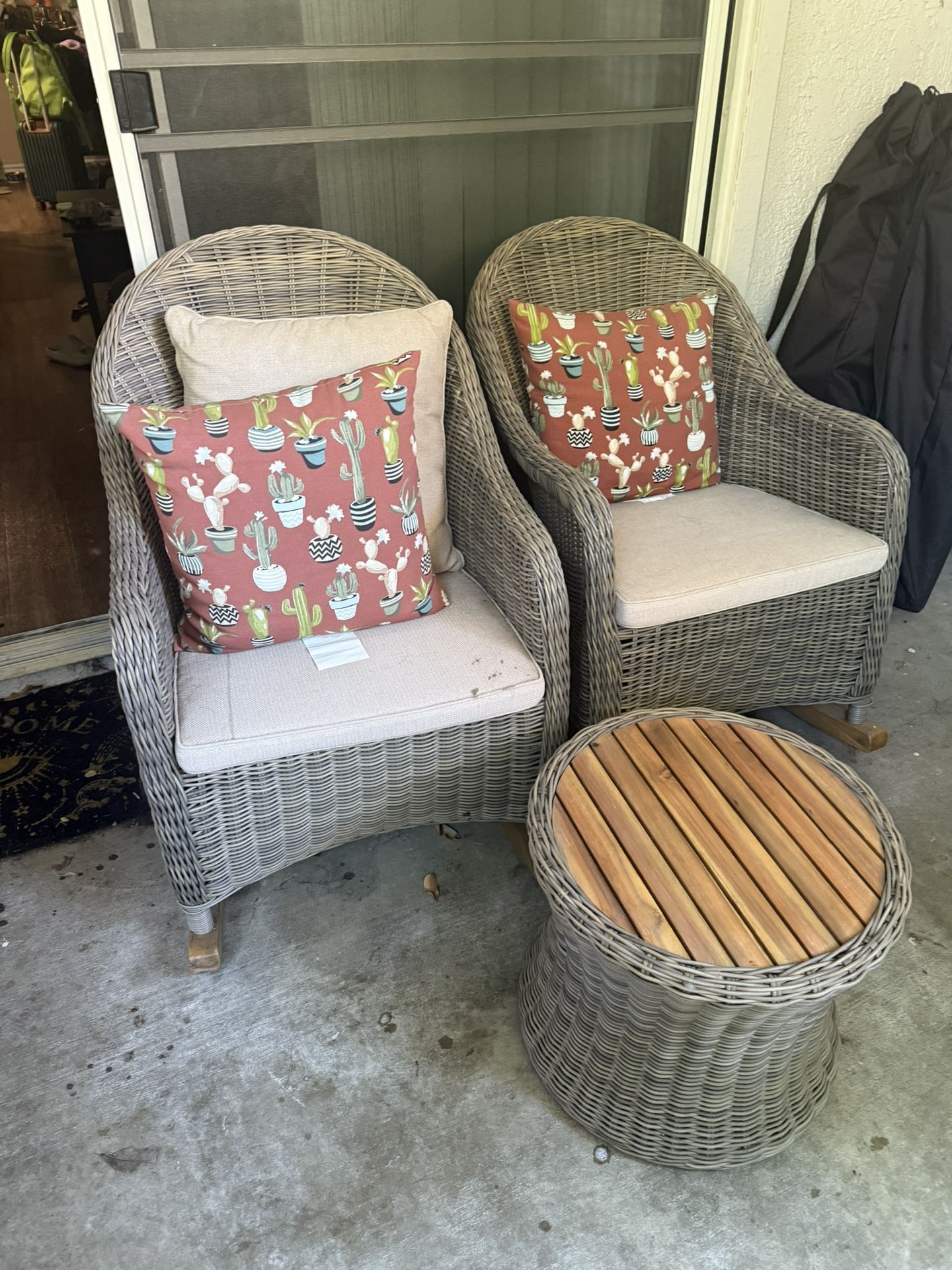 Rocking Chair Patio Set