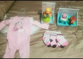 Baby set and toys