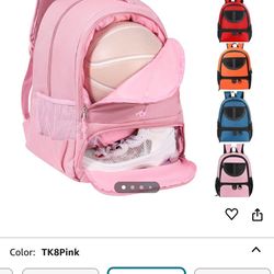 Brand NEW! Basketball Backpack Pink