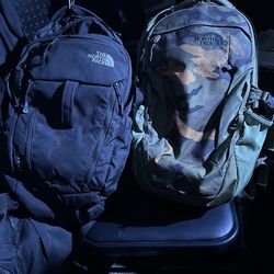 North Face Surge In Black And Borealis In Camo