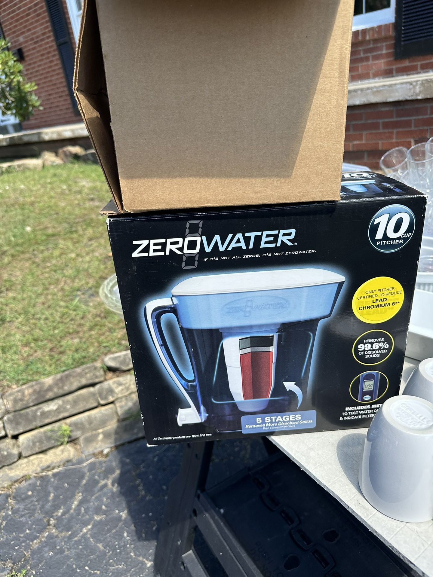 Zerowater 10 Cup 5-Stage Water Filtration Pitcher
