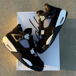 Jordan 4 Retro White Thunder 