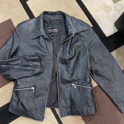 Wilson Leather Coat, Women Size XL