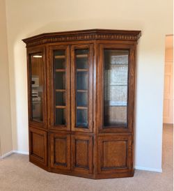 FREE* Tall display cabinet with storage* FREE