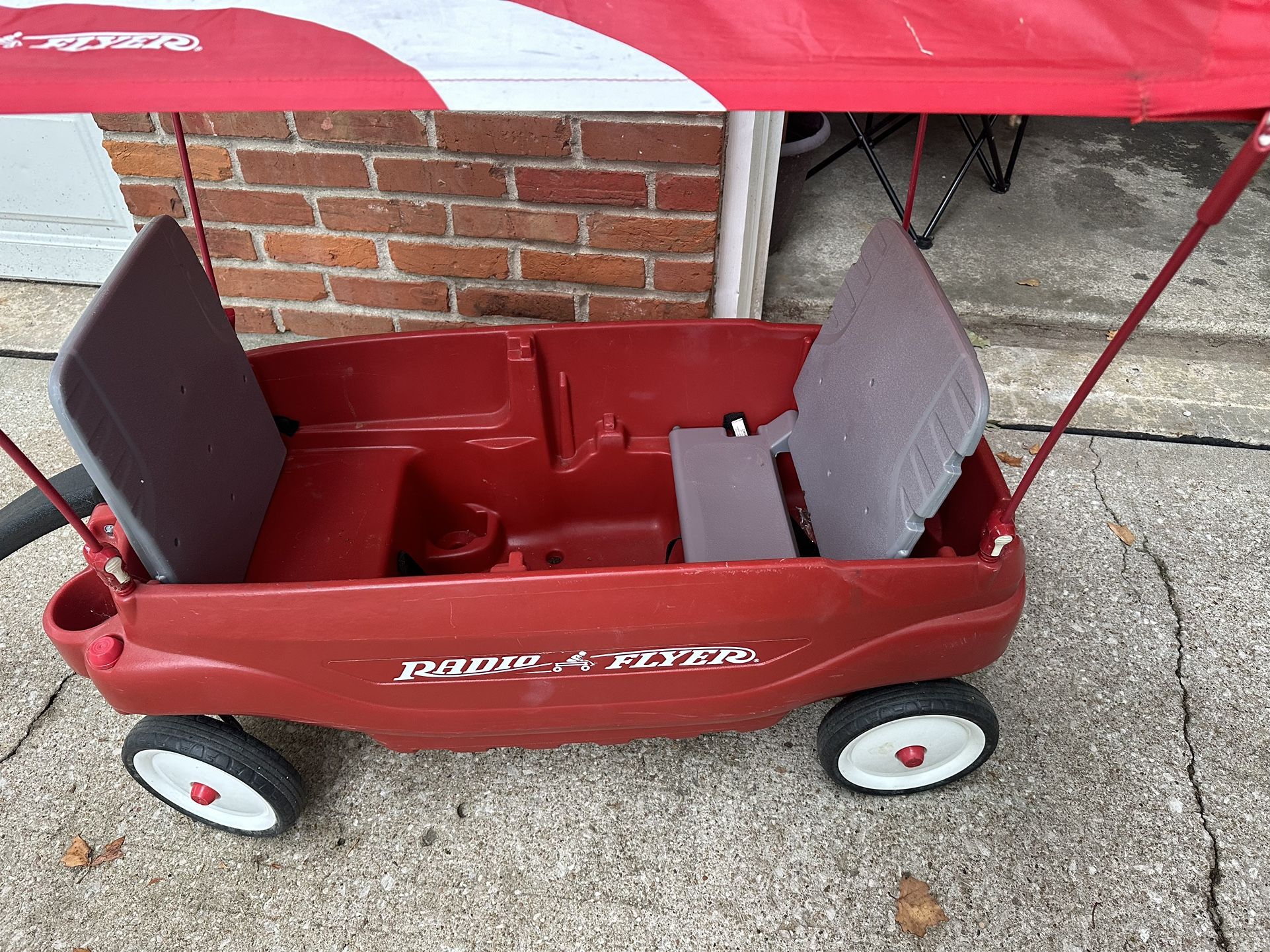 Radio Fly Double Wagon Heavy Duty With Canopy