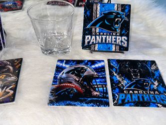 NFL drink coasters