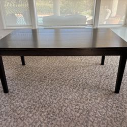 Dark Wood Dining Table