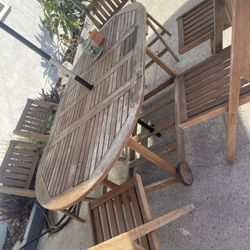 World Market Wood Outdoor Table And Chairs