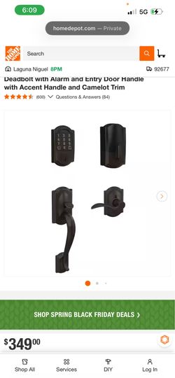 Brand new door entry handle kit with smart WiFi keypad