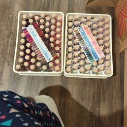 Barely Used 70 Gel Polish And 70 Regular Nail Polish With Samples 