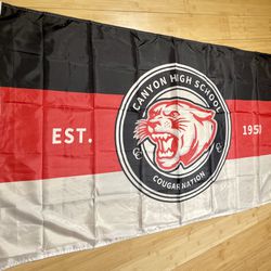 New Braunfels Canyon High School Cougars Flag 3x5 Feet