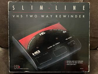 VTG Slimline Garrard VHS Two Way Rewinder New In Box 8675EJP  High Quality